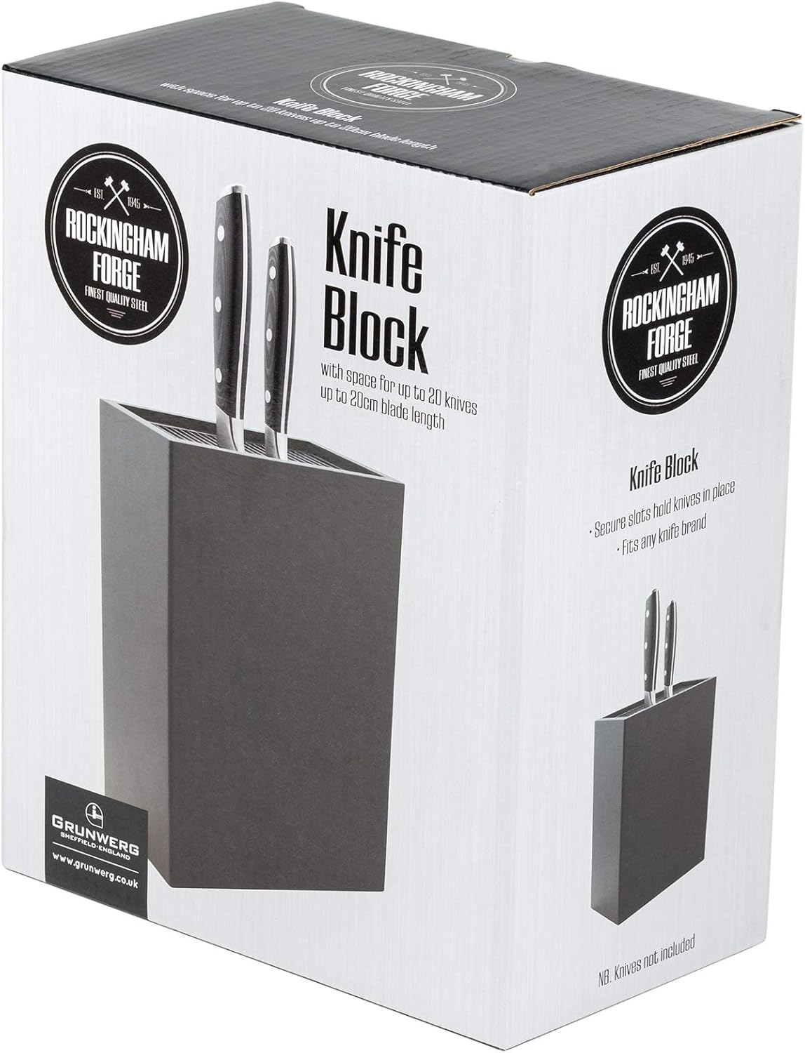 Messerblock, Mattes Schwarz