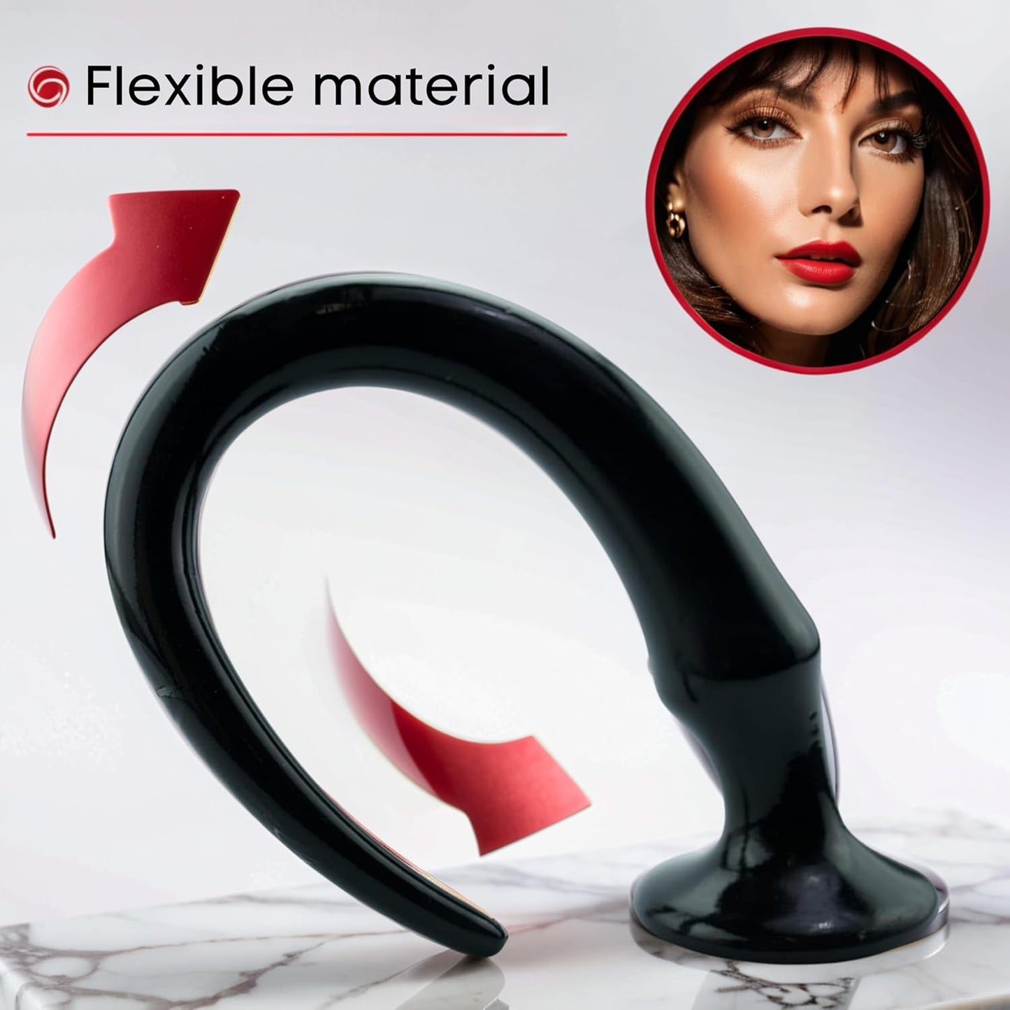 Riesendildo Drachenform mit Saugnapf 50 cm, Schwarz