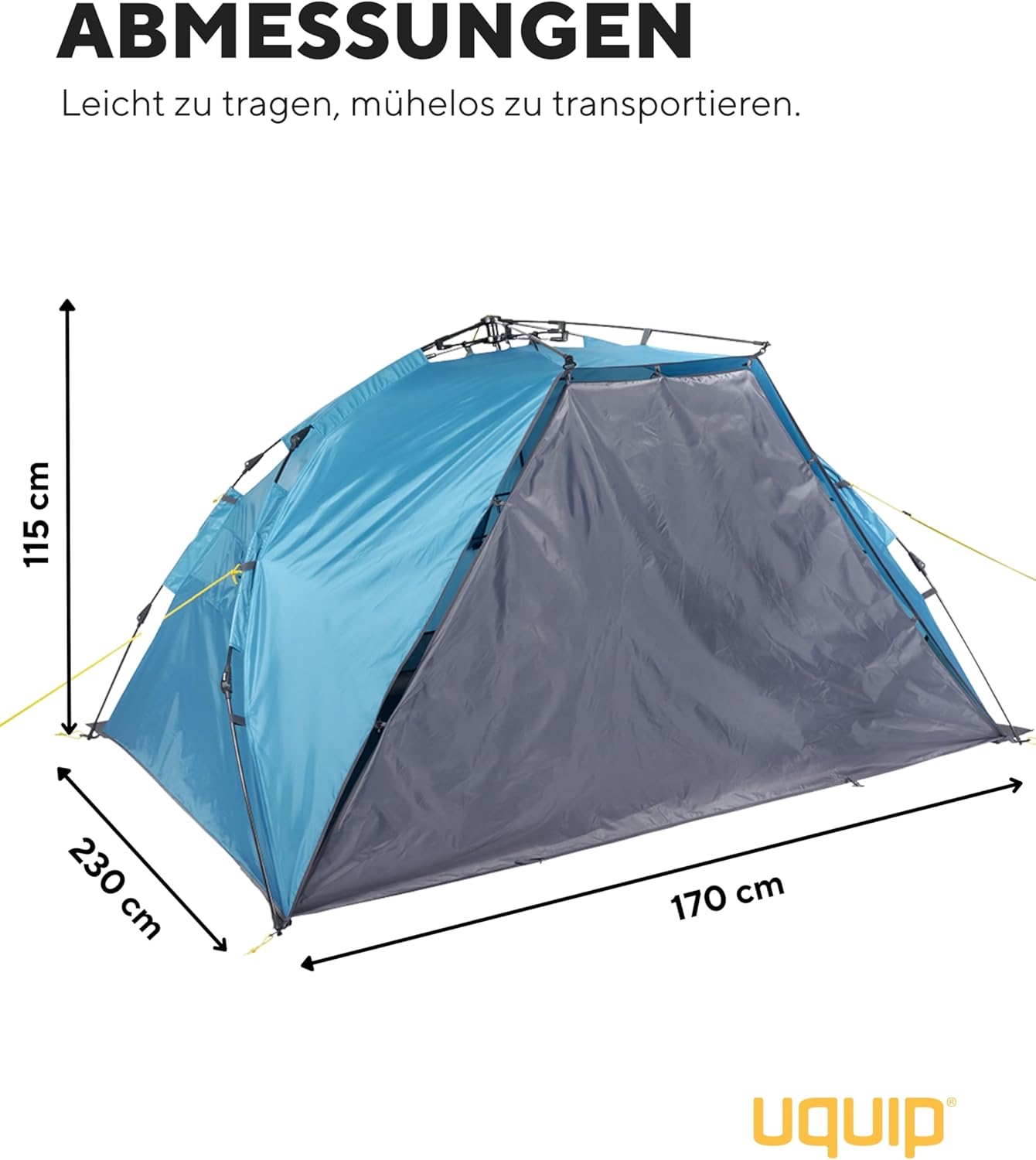 Strandmuschel Speedy XL, Petrol XL
