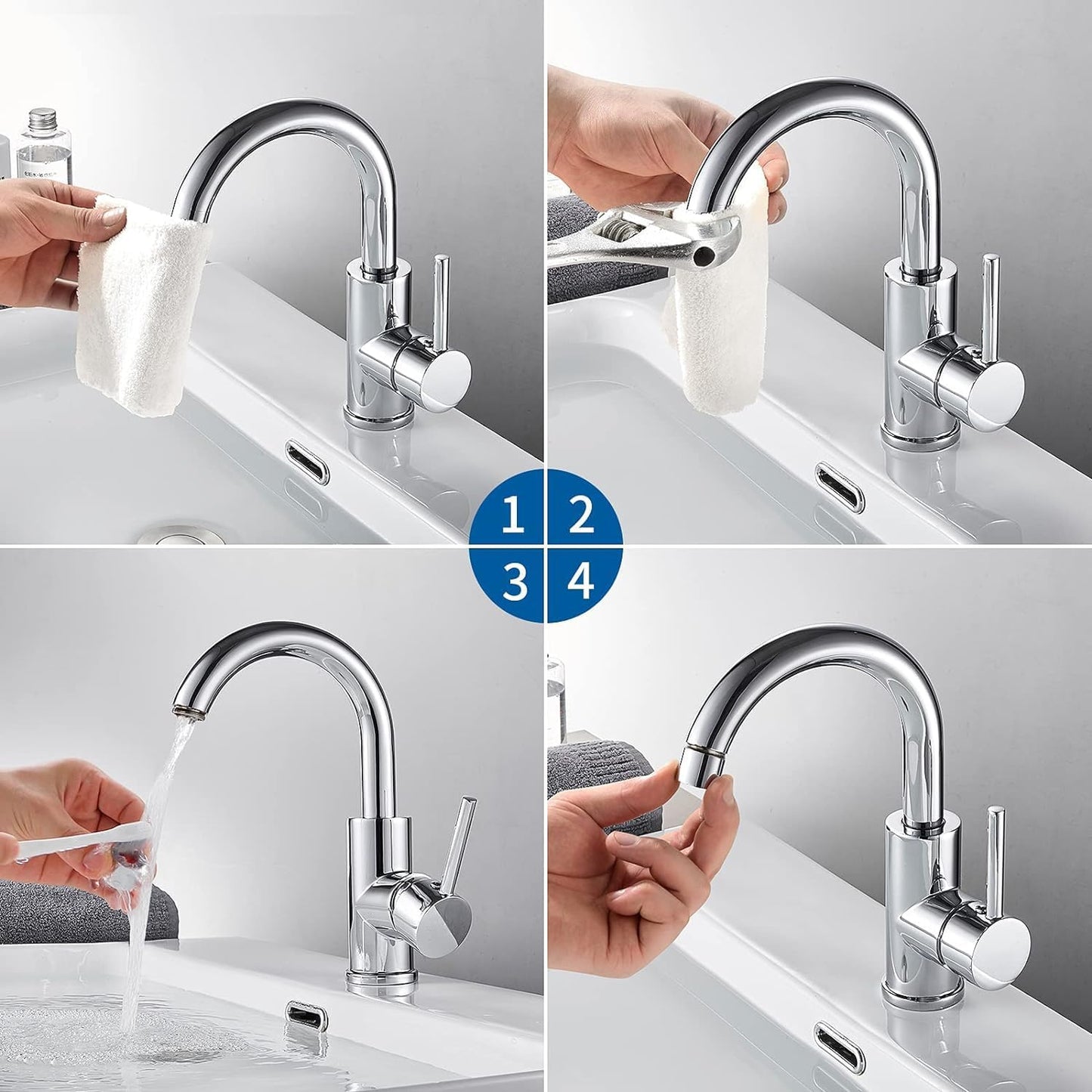 B6655-1010 Waschtischarmatur, Chrom