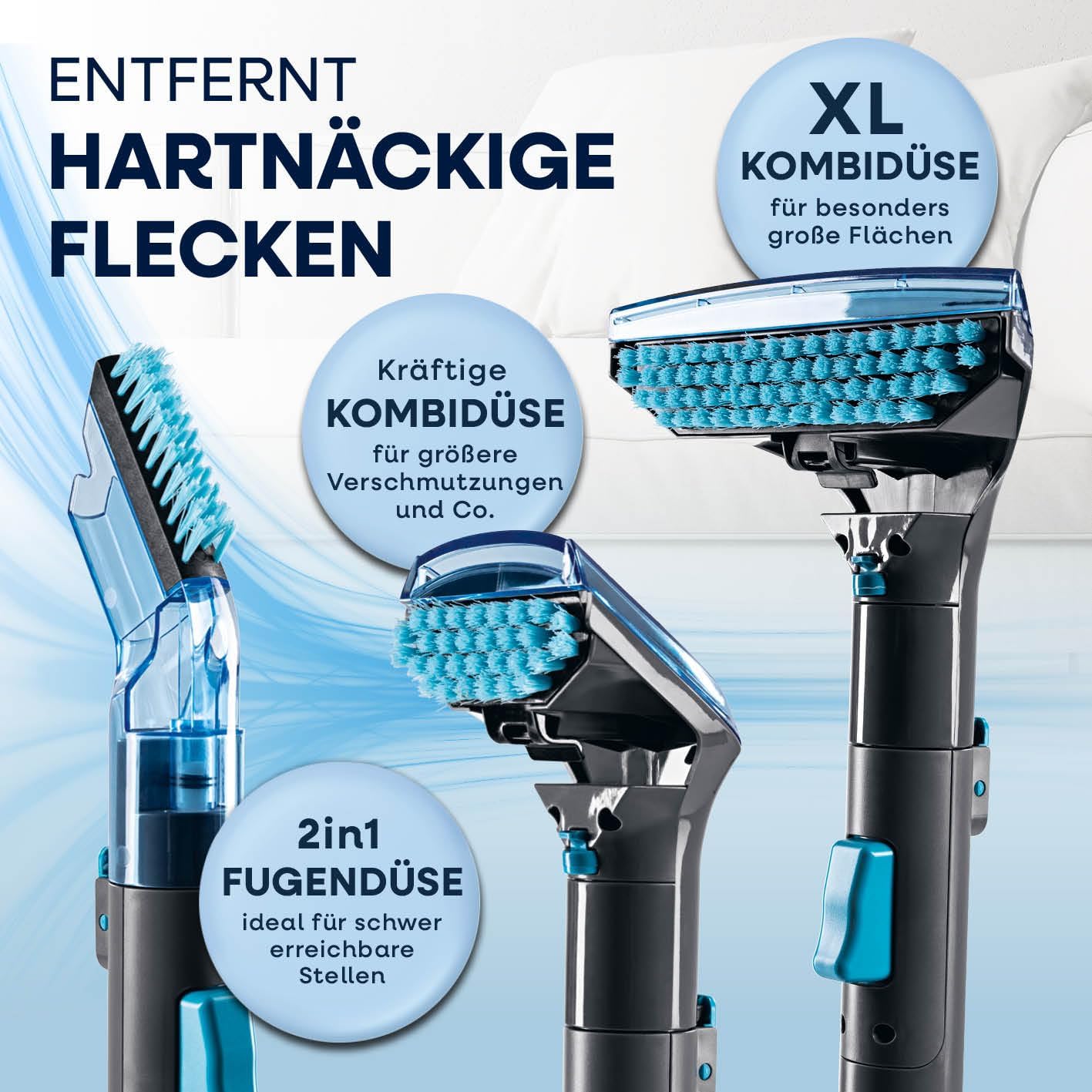 Polster- und Teppichreiniger, Waschsauger Pro Power 600W Blau