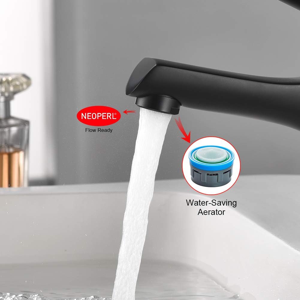 Waschtischarmatur M11026B, Schwarz Wasserhahn
