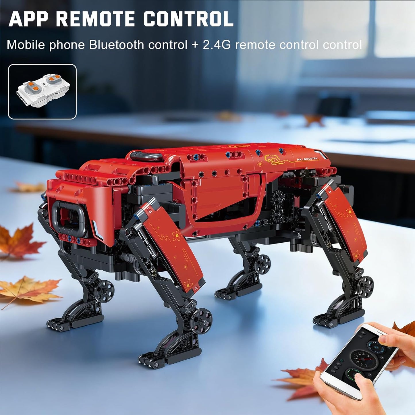Ferngesteuerter Roboter-Hund, Beige