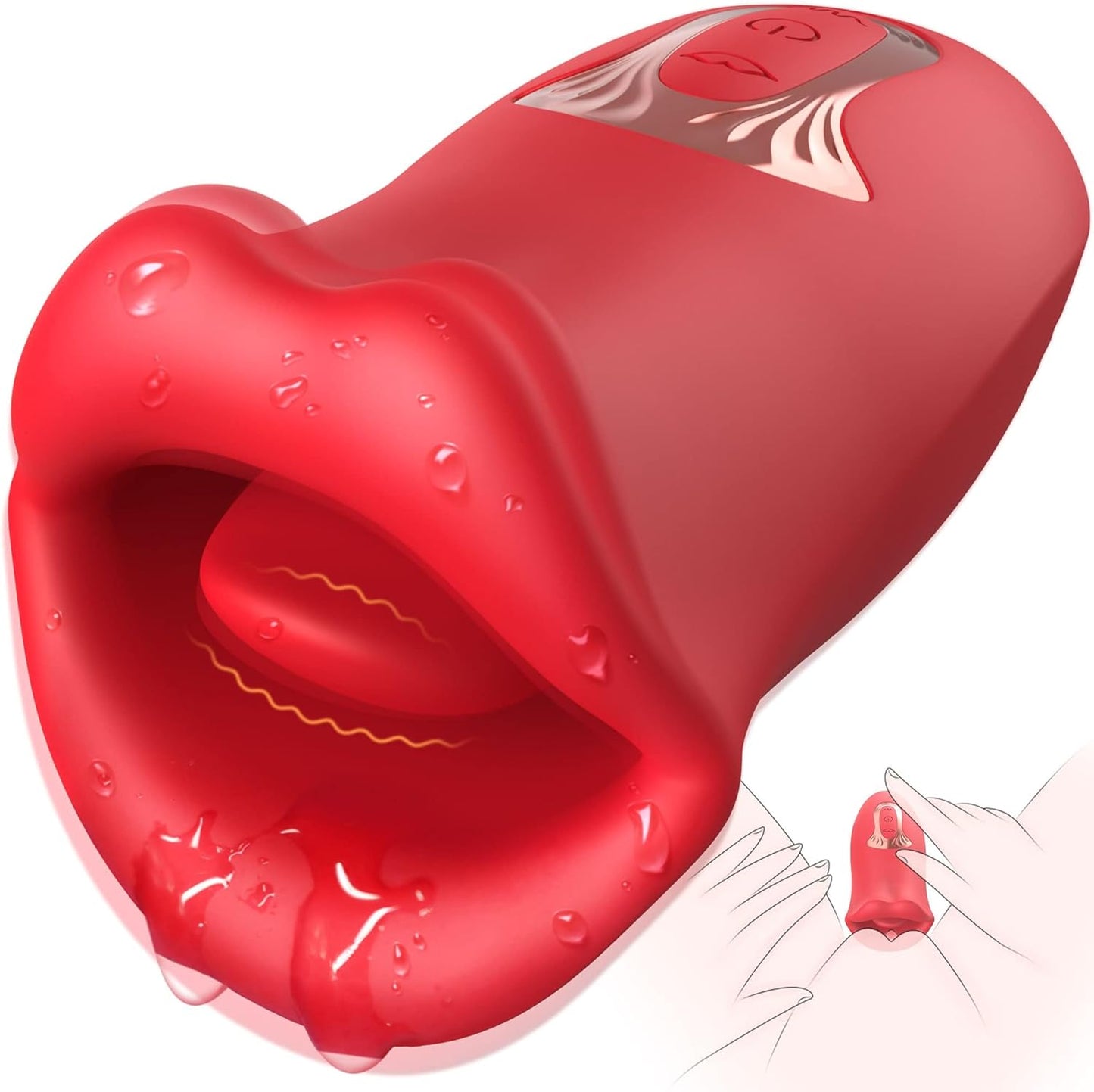Vibrator mit 10 Saug- und Vibrationsmodi für Frauen