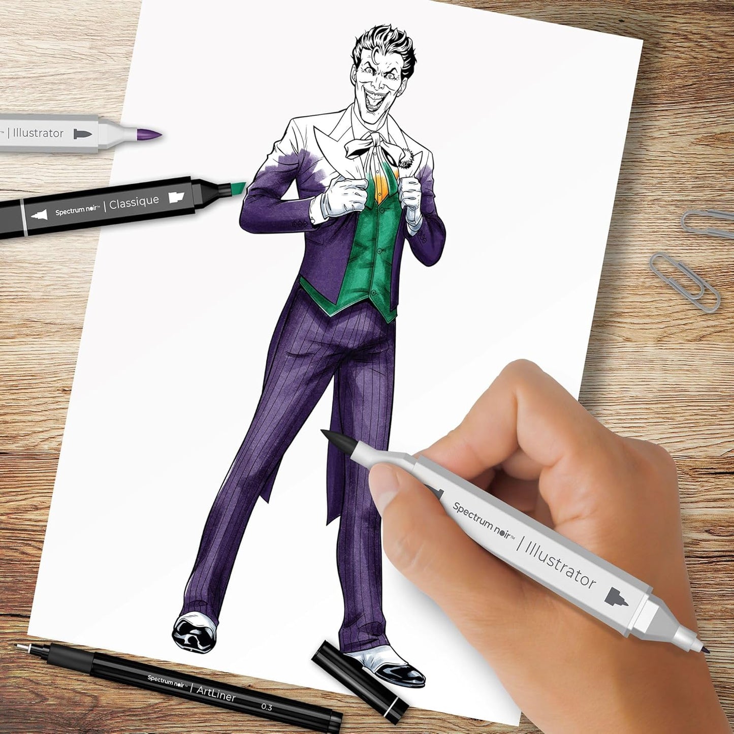 Kreativ Set Illustration Helden & Bösewichte Joker, Joker