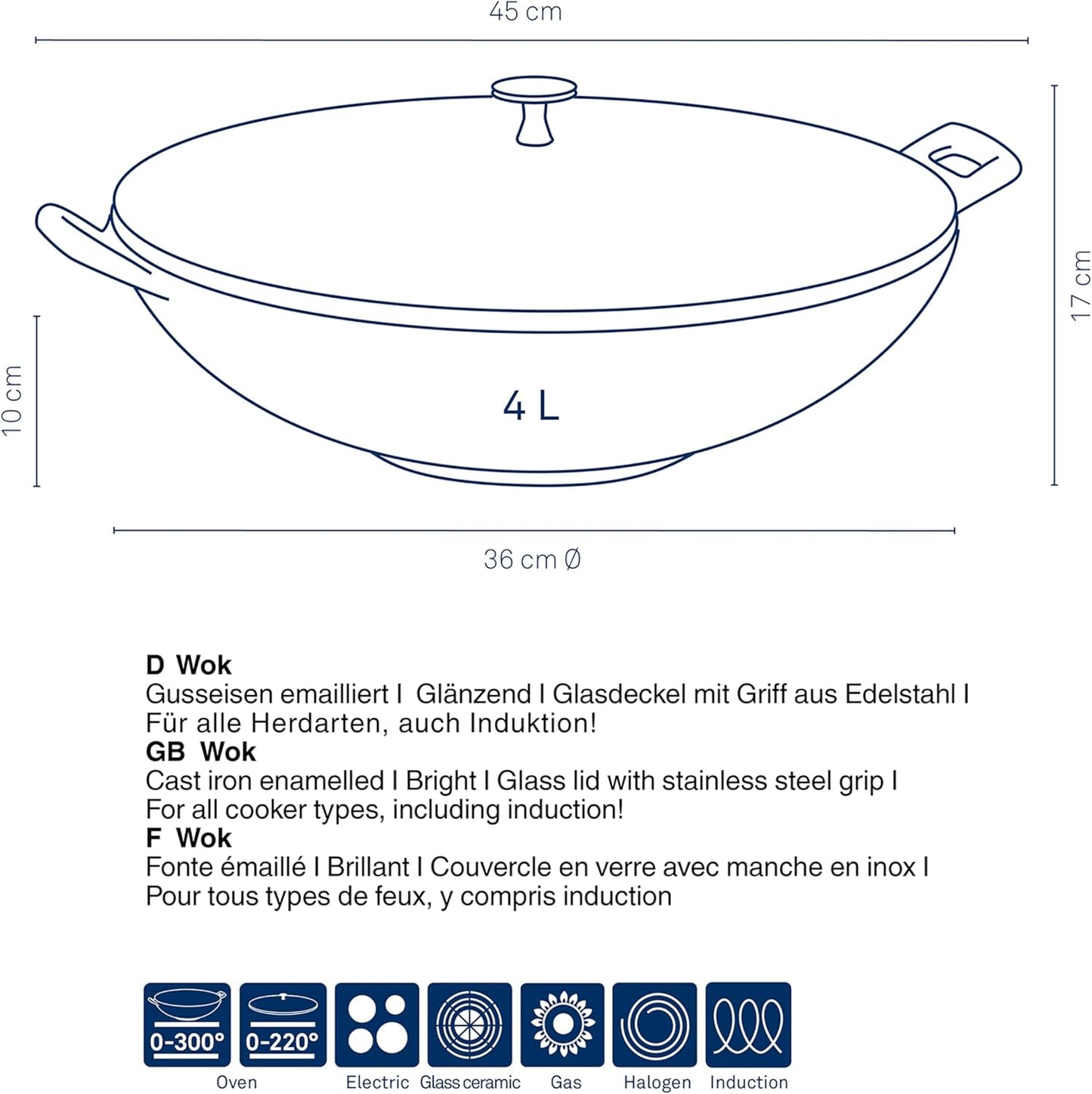 12475 Calido Wok, Schwarz