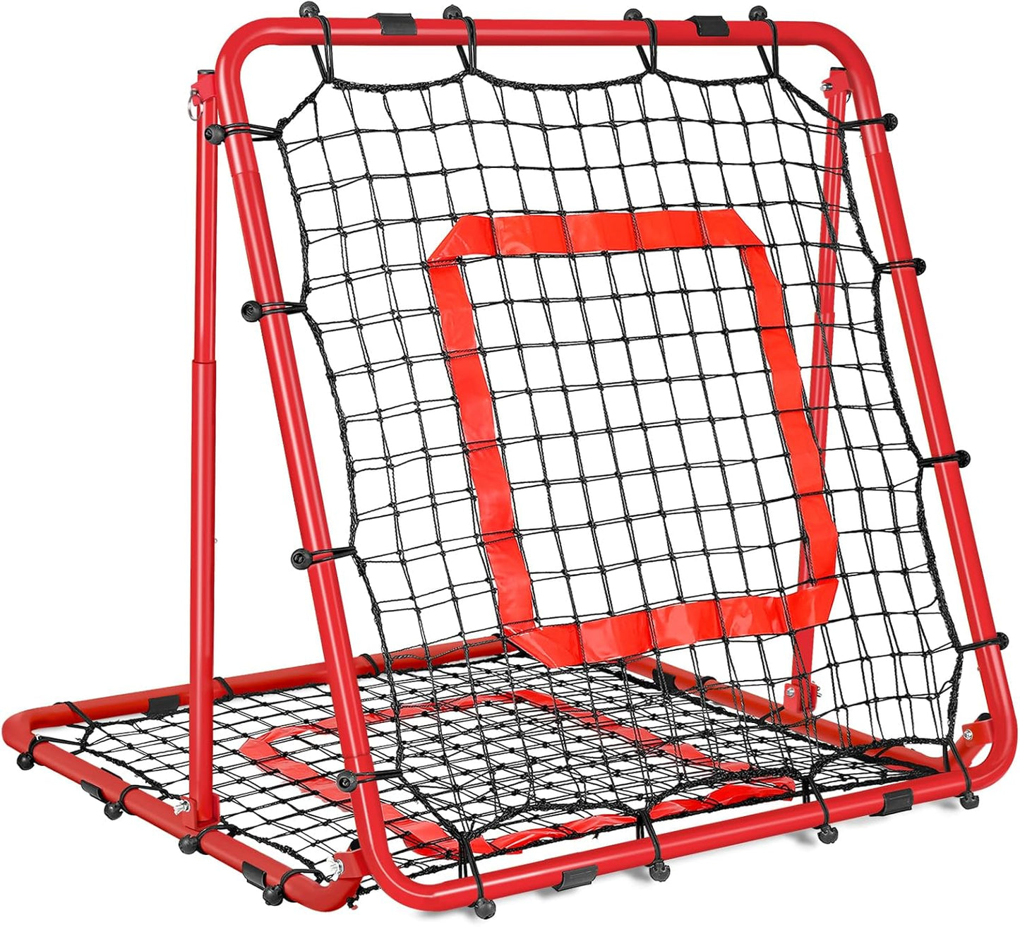 Fussball Rebounder, 85cmx85cm Rot