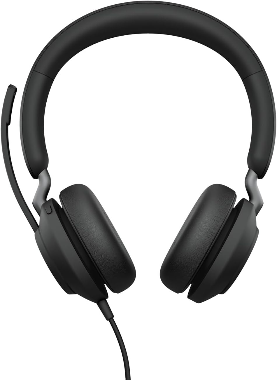 Evolve2 40 SE - Stereo-Headset mit Geräuschunterdrückung, Stereo Neue Ausgabe USB-C Optimiert für Microsoft Teams