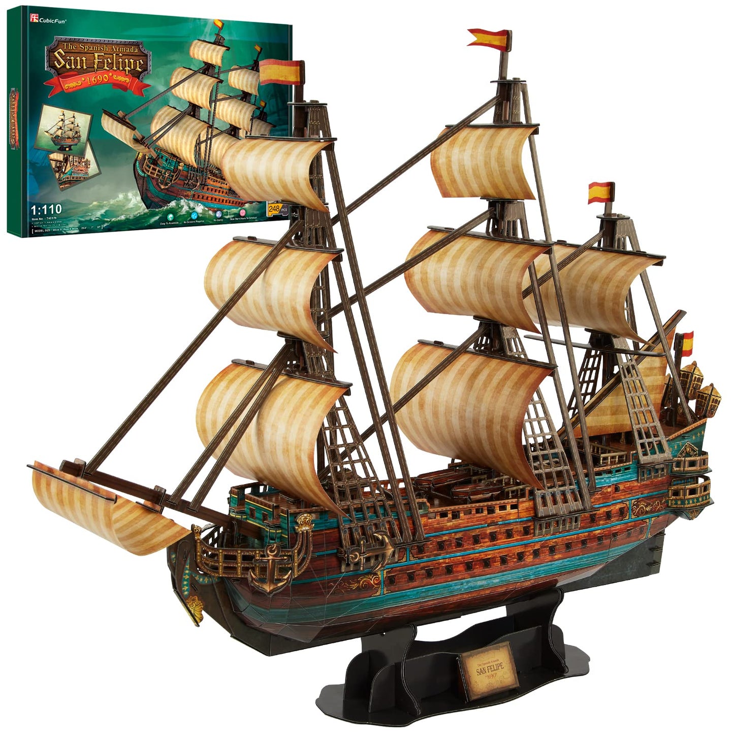 3D-Puzzle San Felipe Schiffmodell, Schiff von San Felipe