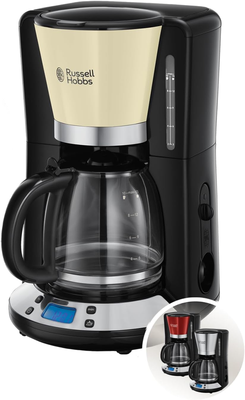 Filterkaffeemaschine für 10 Tassen, Creme