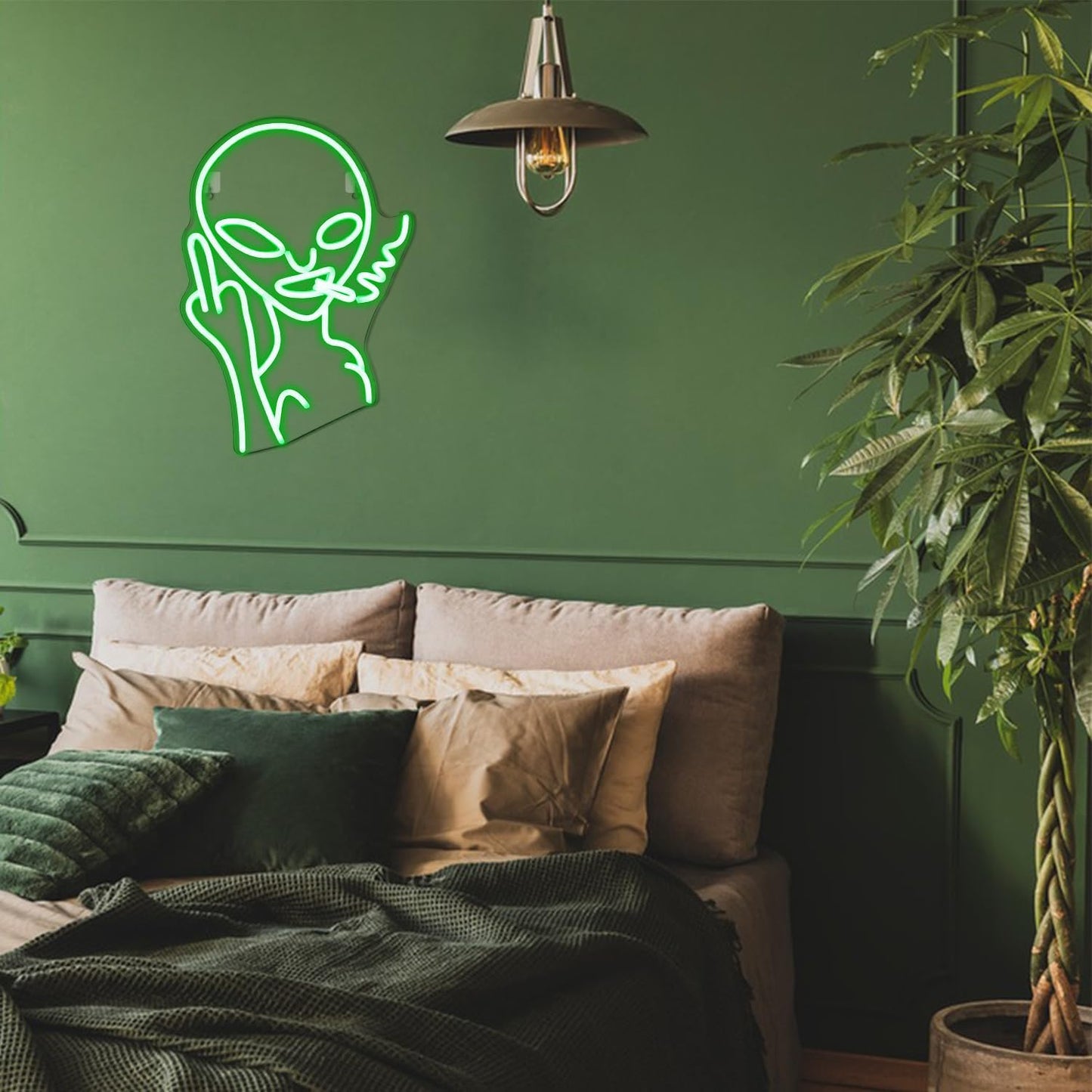Neonlicht Green Alien, Green Alien