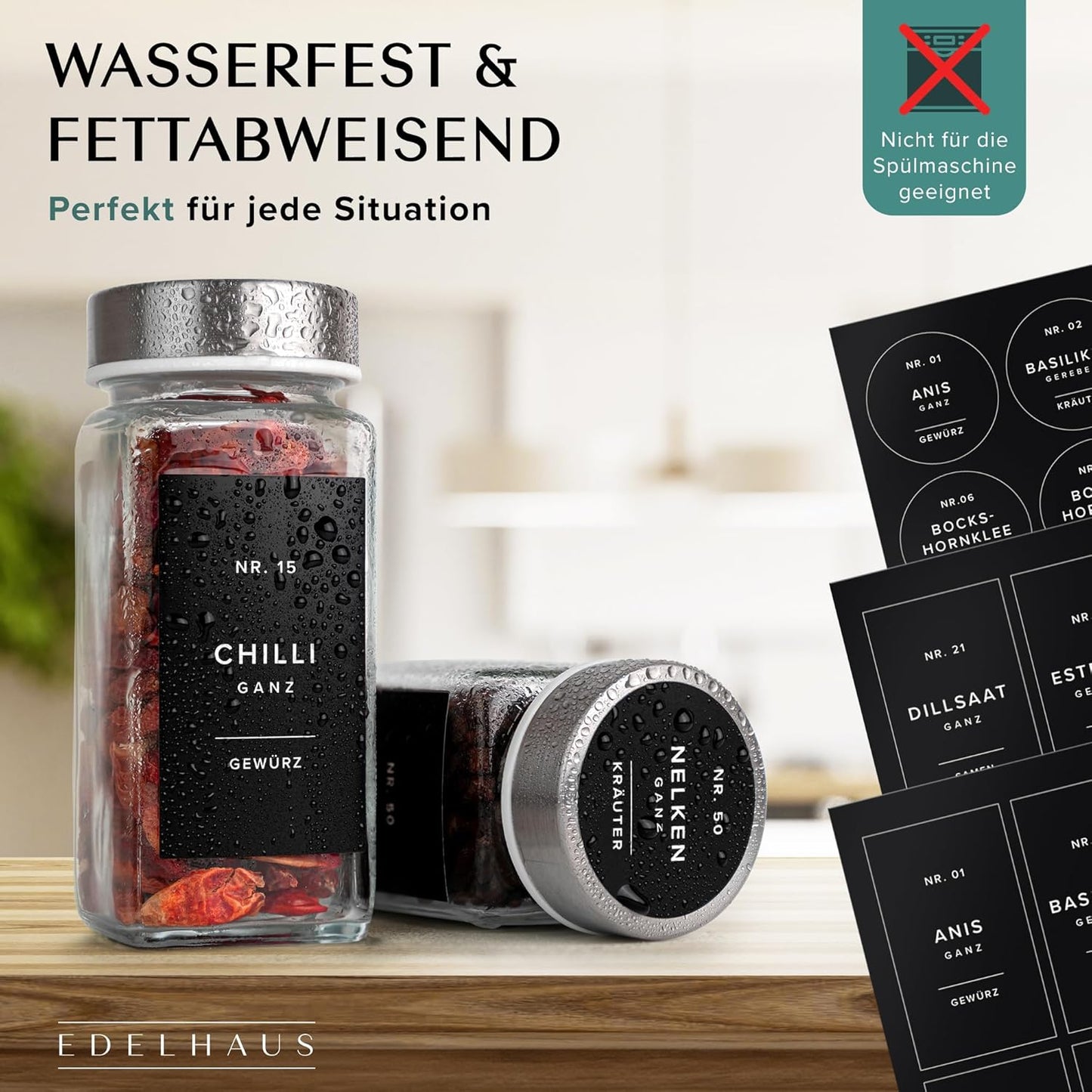 Gewürzgläser Set
