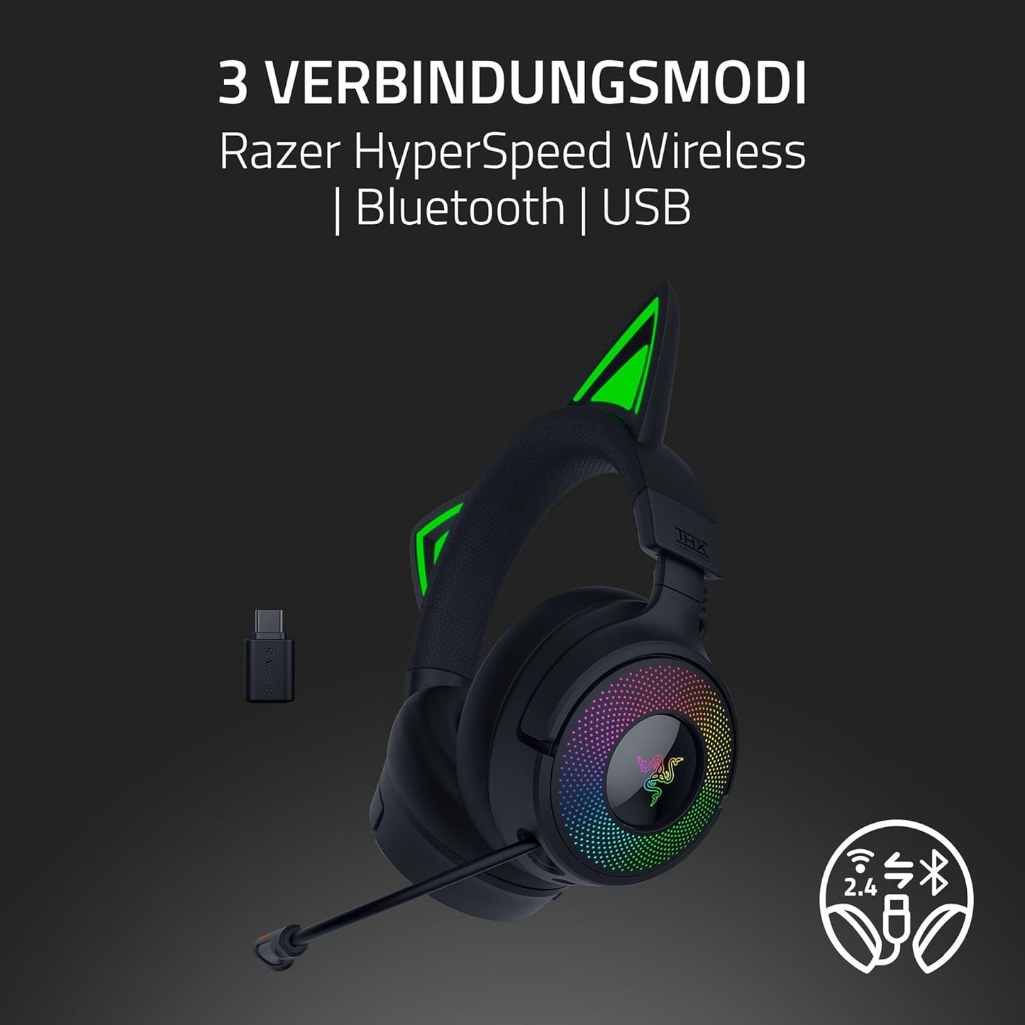 Kraken Kitty V3 Pro - Black, Schwarz Kraken Kitty V3 Pro