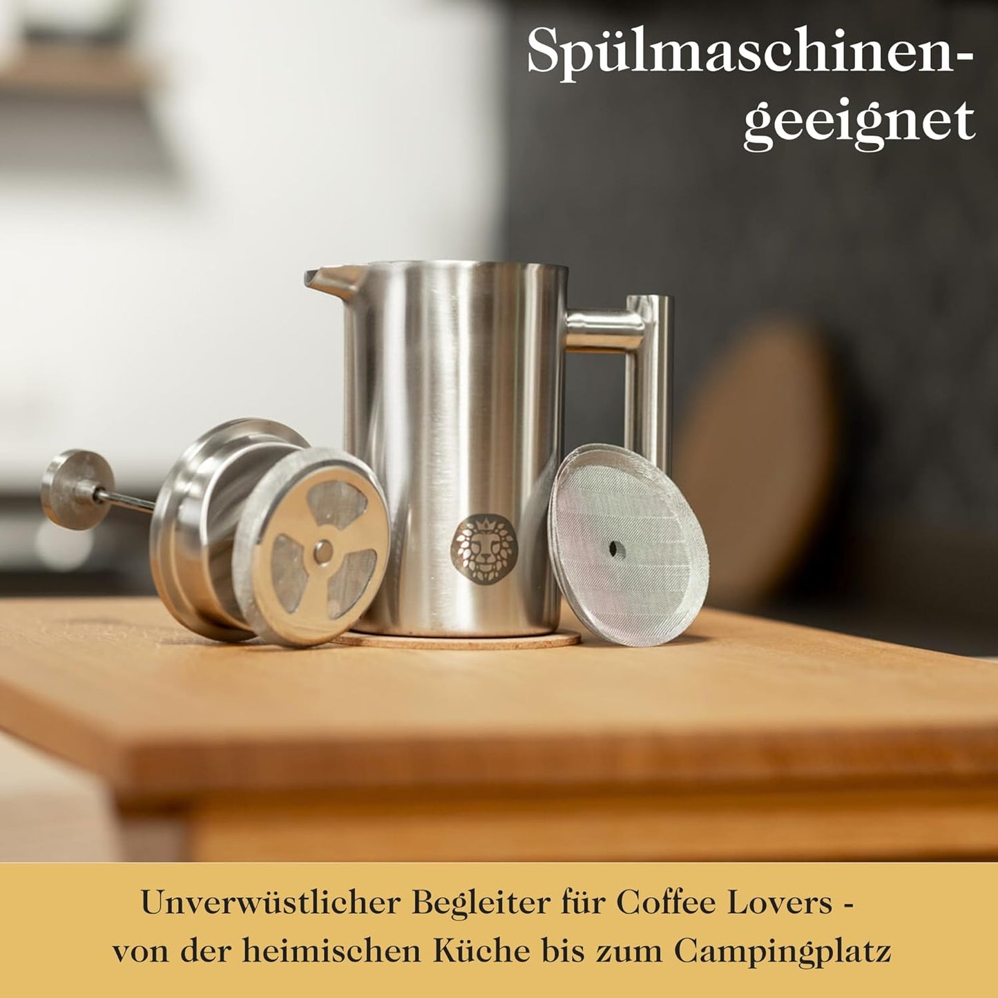 French Press mit Warmhalte-Funktion (600 ml), 600 ml