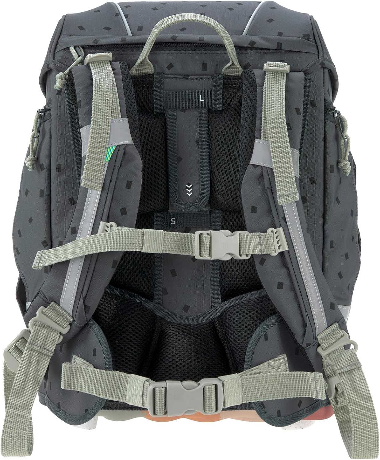 7-teiliges Schulranzen-Set Boxy, Speckles Anthracite