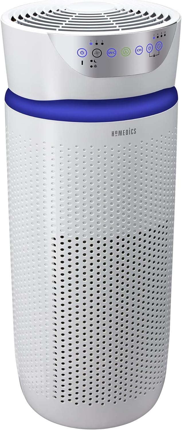5-in-1 HEPA-Luftreiniger mit Aktivkohlefiltersystem, 5 in 1 Deluxe