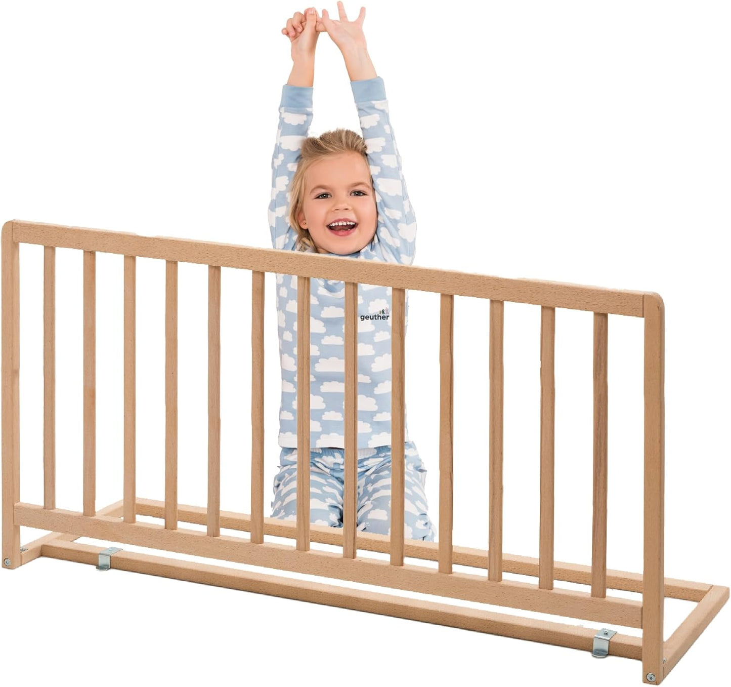 Bettschutzgitter für Kinderbett, 110 cm - Extra hoch: 60 cm