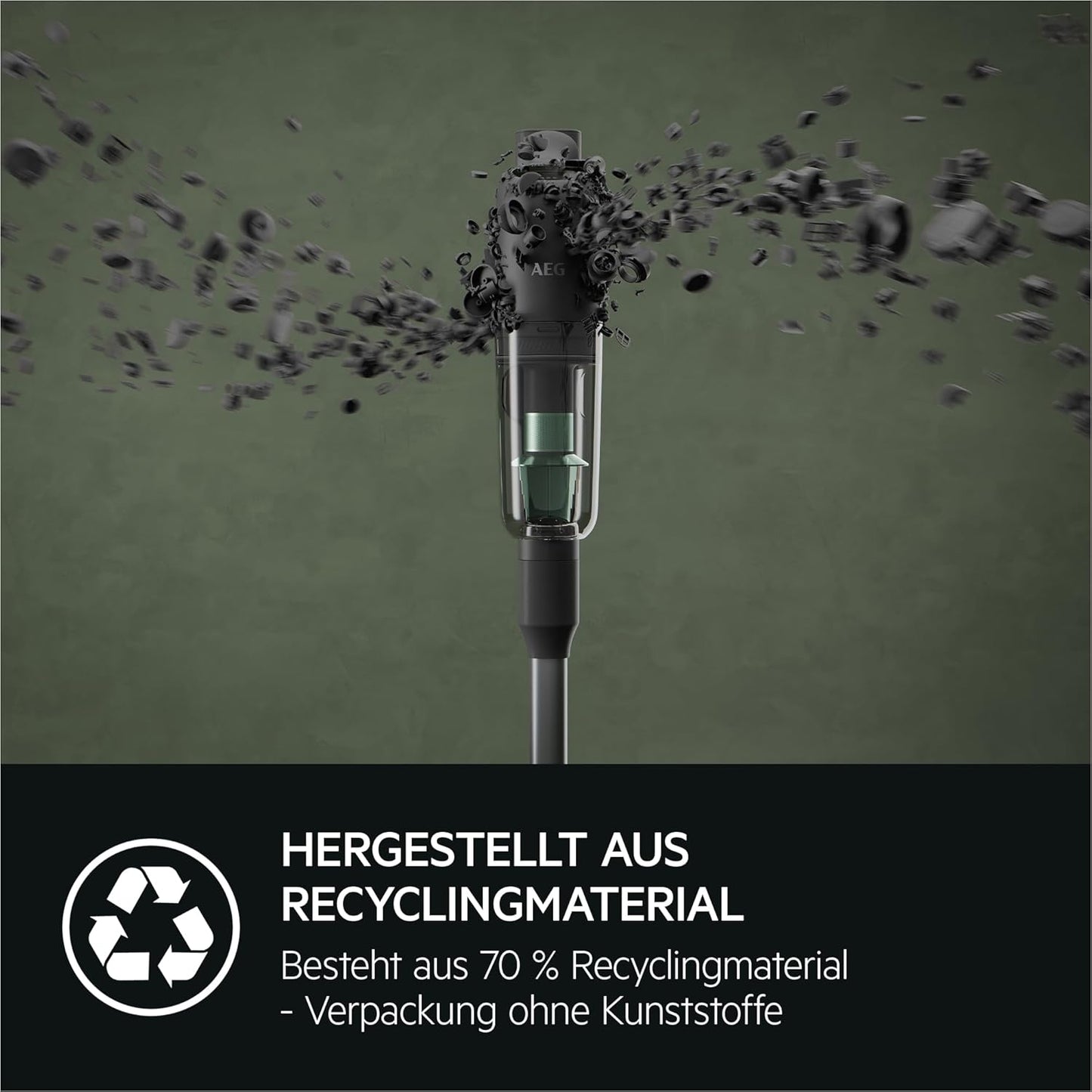 Akku-Staubsauger Serie 7000 (2in1, 50 Min), Serie 7000, Schwarz