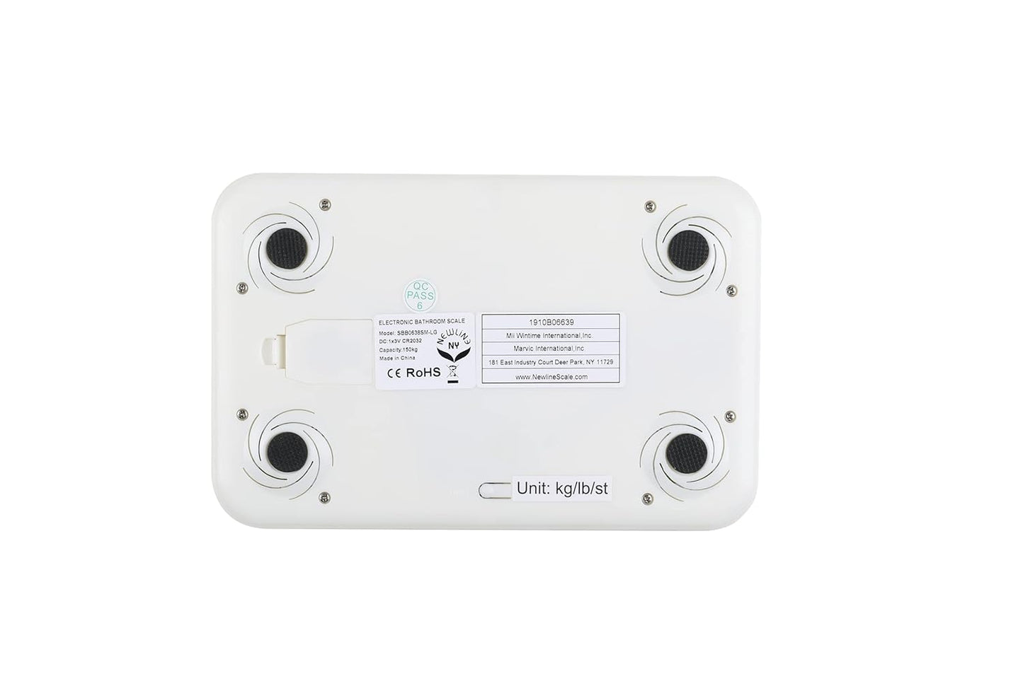 Super-Mini-Reise-Personenwaage, White