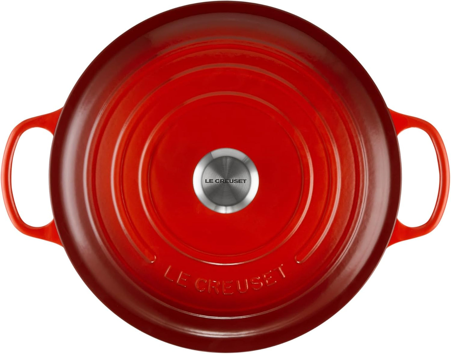 Signature Gusseisen-Bräter mit Deckel, Kirschrot 30 cm