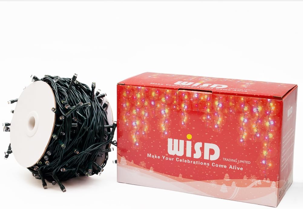 LED Lichterkette mit Timer, Warmweiss 1000 LEDs