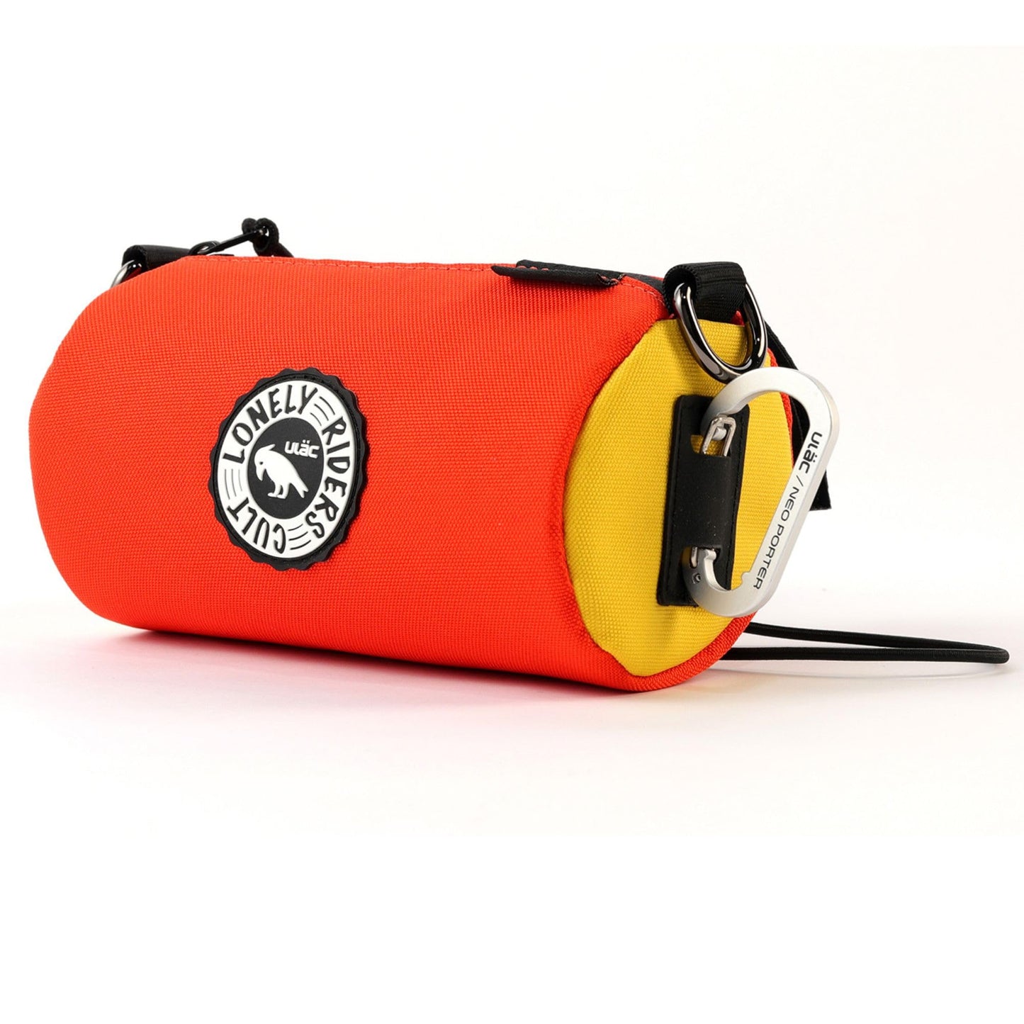 Flaschenhaltertasche mit universeller Befestigung, 1.1L Orange Gelb