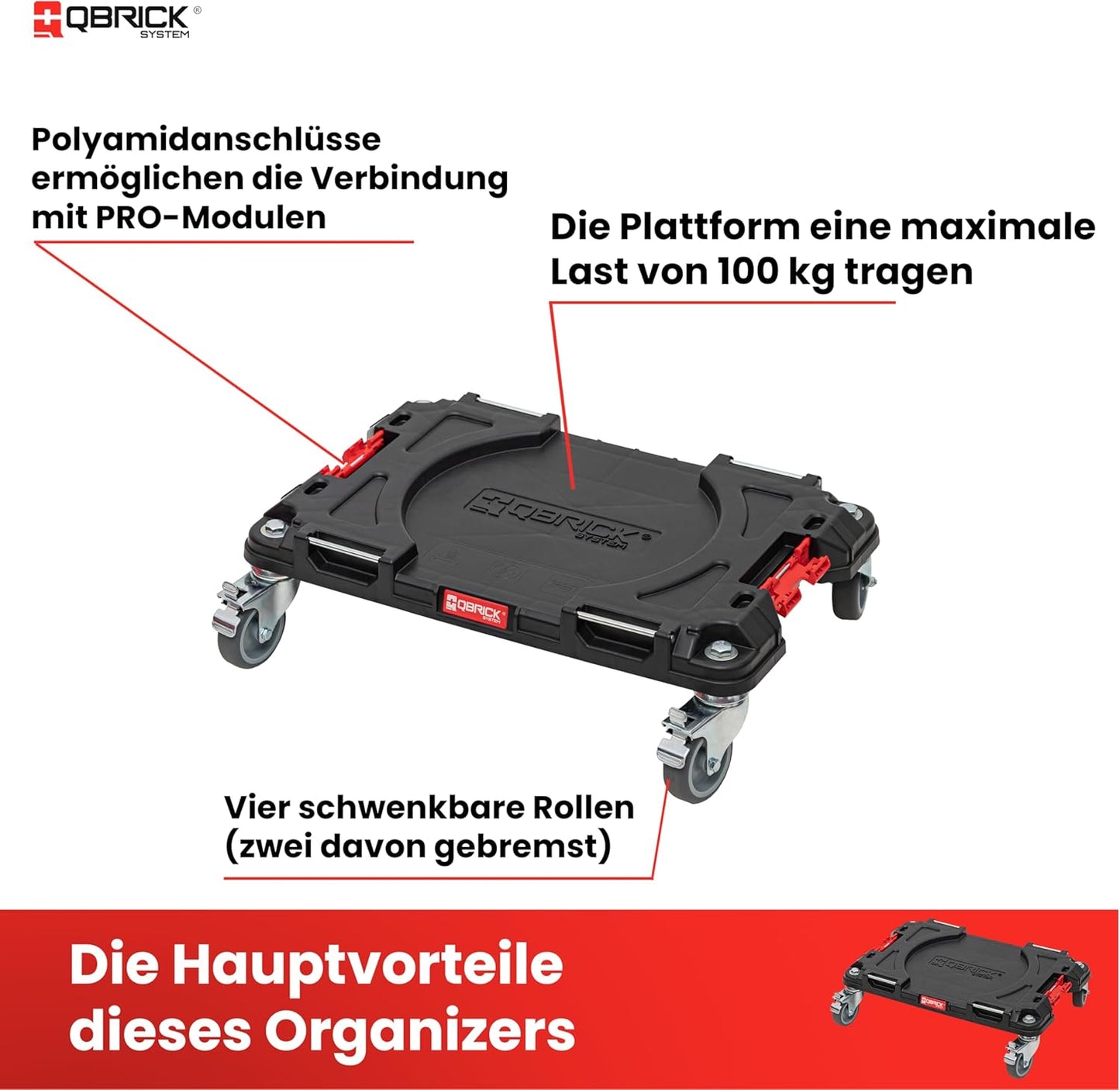 Pro Transportroller Rollbrett