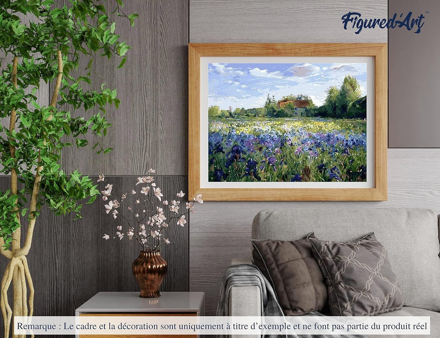 Malen nach Zahlen Set Auf dem Land, Auf dem Land 40x50cm (Ohne Rahmen)