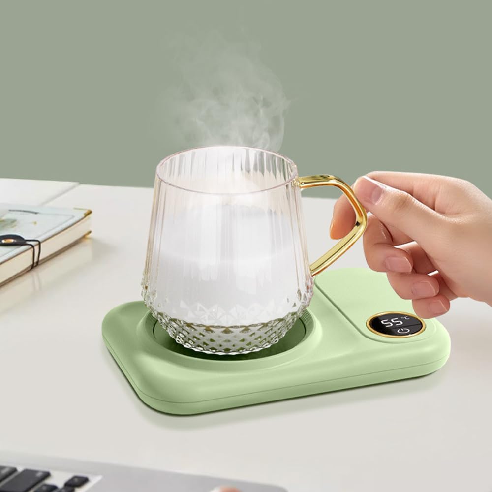 Kaffeetassenwärmer mit 3 Temperatureinstellungen, Grün