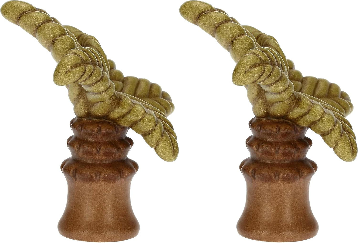 Krippenfiguren-Set mit 2 Palmen