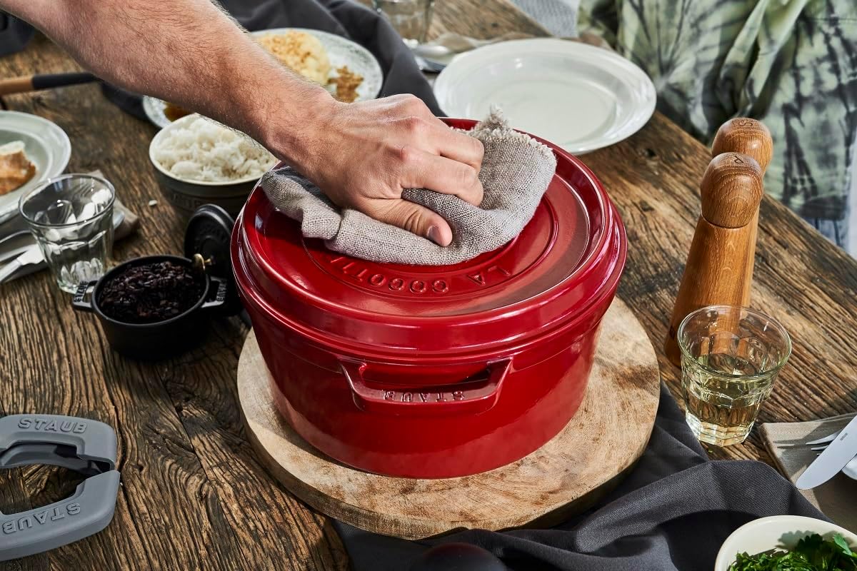 La Cocotte Bräter für alle Herdarten, 28 cm Kirsch-Rot