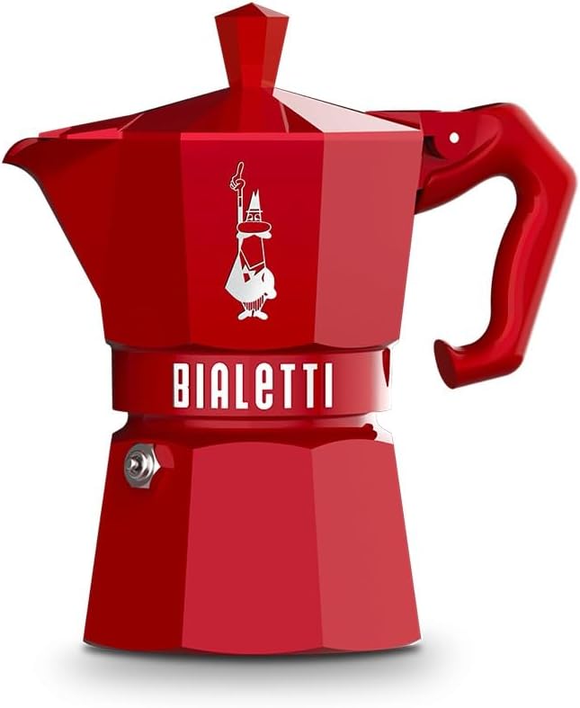 Espressokocher, 3 tazze Rot
