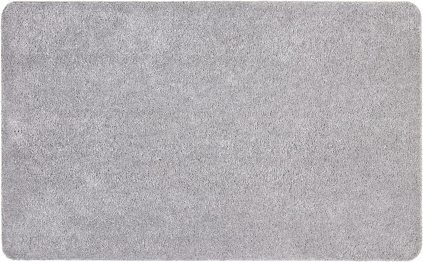 Rutschfeste Schmutzfangmatte waschbar 50x80 cm, 50 x 80 cm Hellgrau