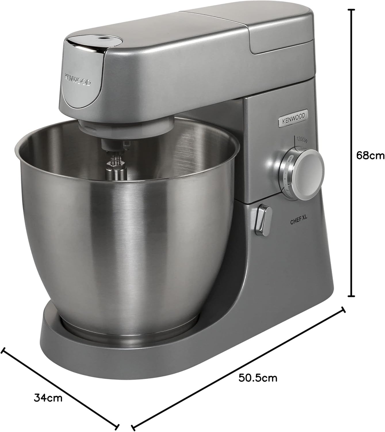Chef XL KVL4170S mit Fleischwolf & Mixer-Aufsatz, Bundle mit Mixer + Fleischwolf Single