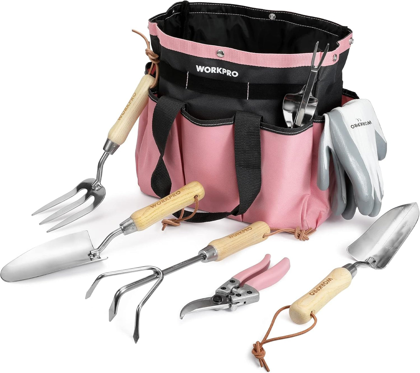 8-teiliges Gartenwerkzeug Set, Rosa