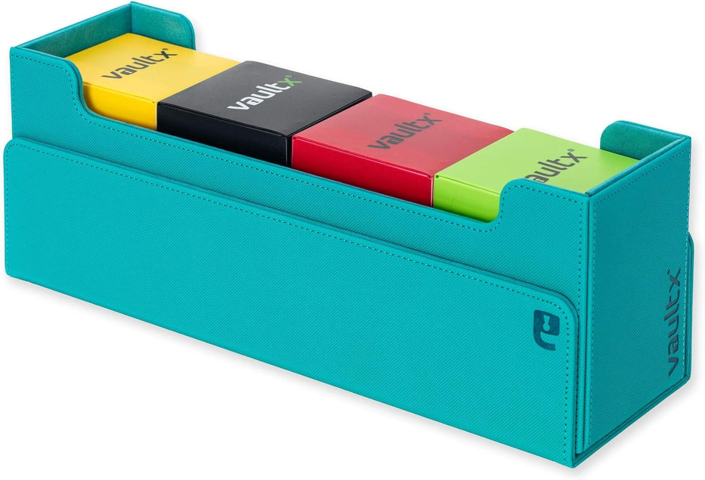 Aufbewahrungsbox für Trading Cards, mit Trennwänden, Teal