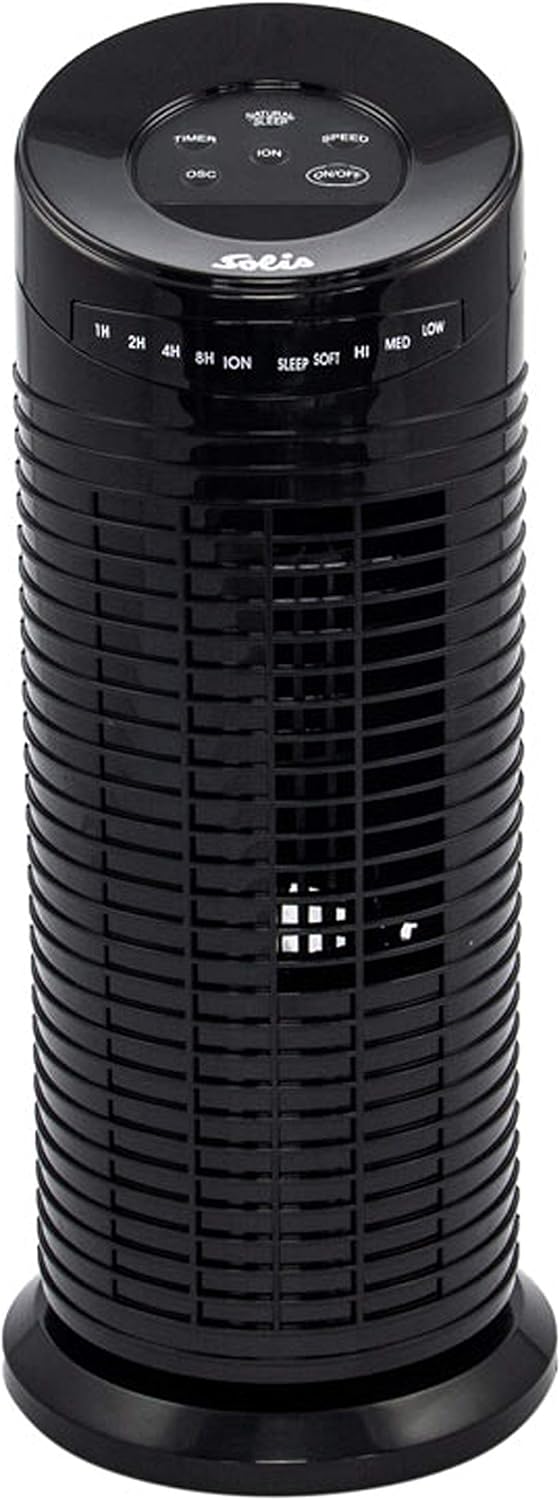 Mini Tower Fan, Schwarz
