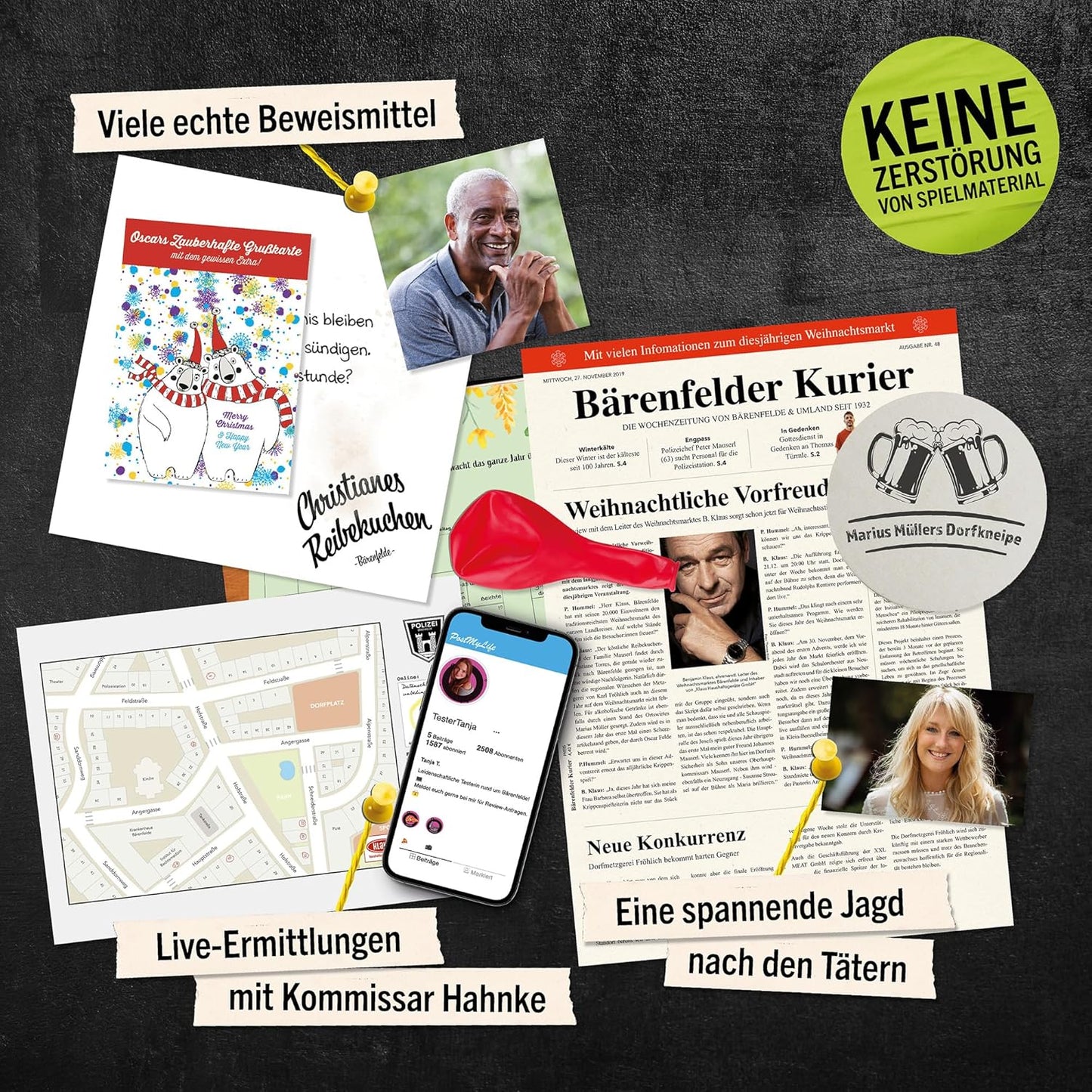 Krimispiel Eiskaltes Verbrechen