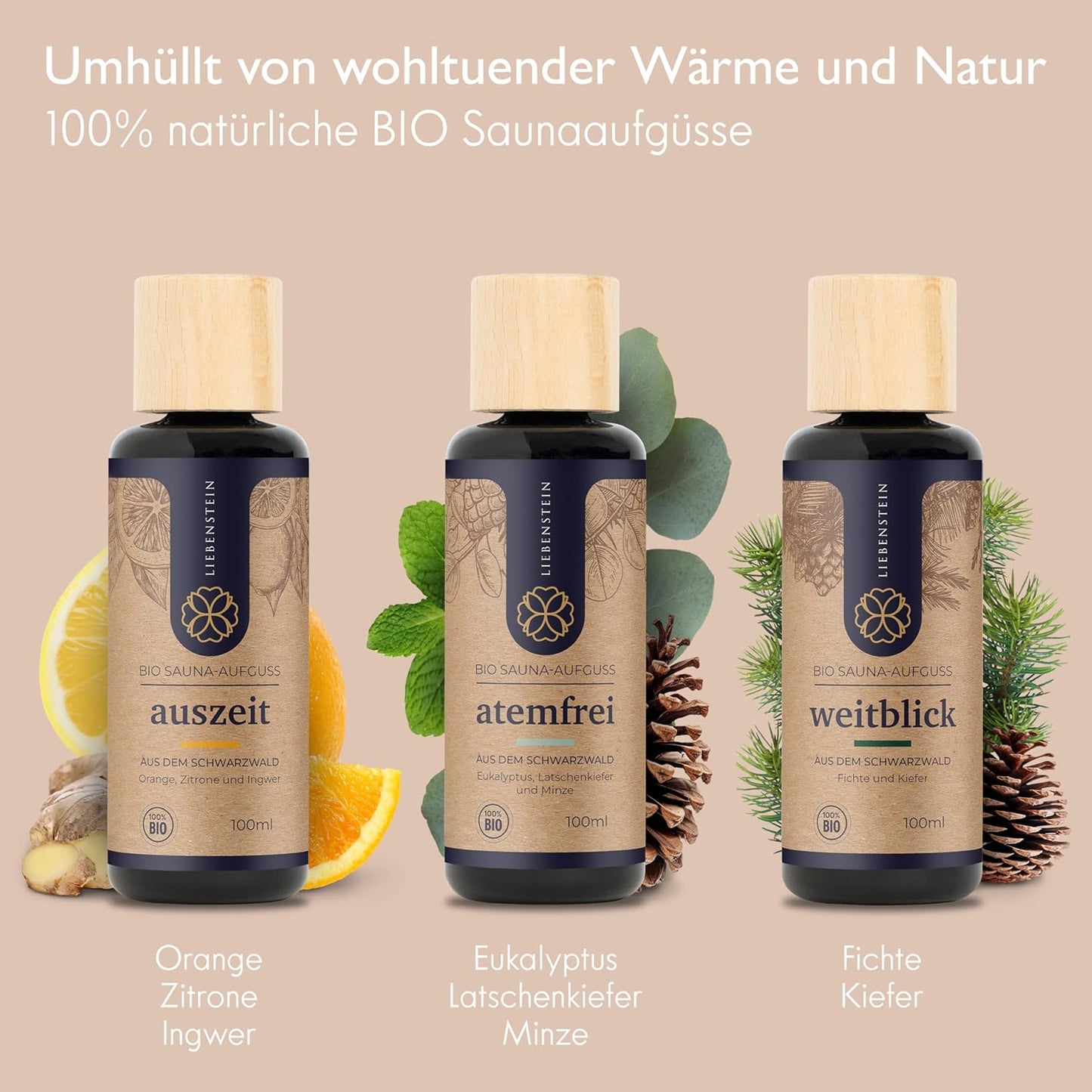 4-teiliges Sauna Set