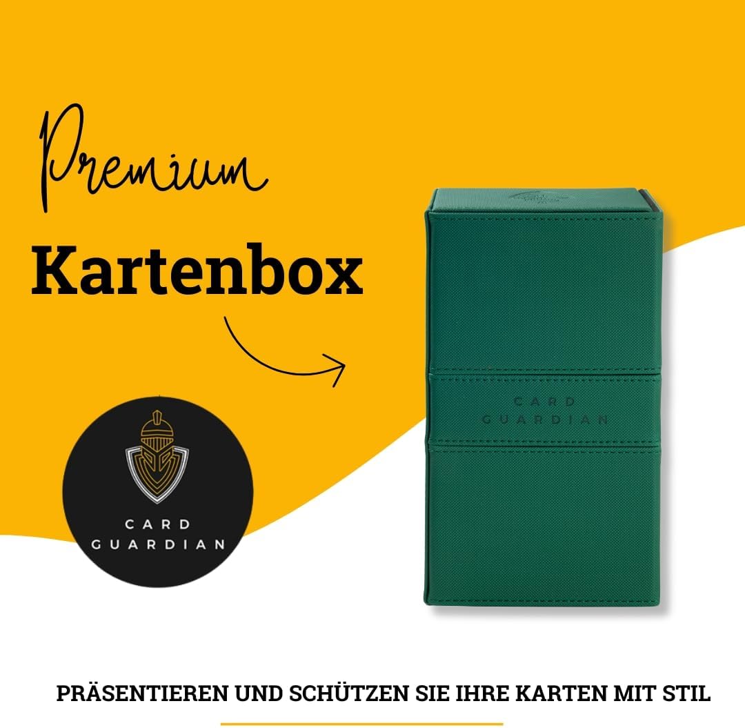 Premium Deck Sammelkarten Box für 200 Karten, Grün