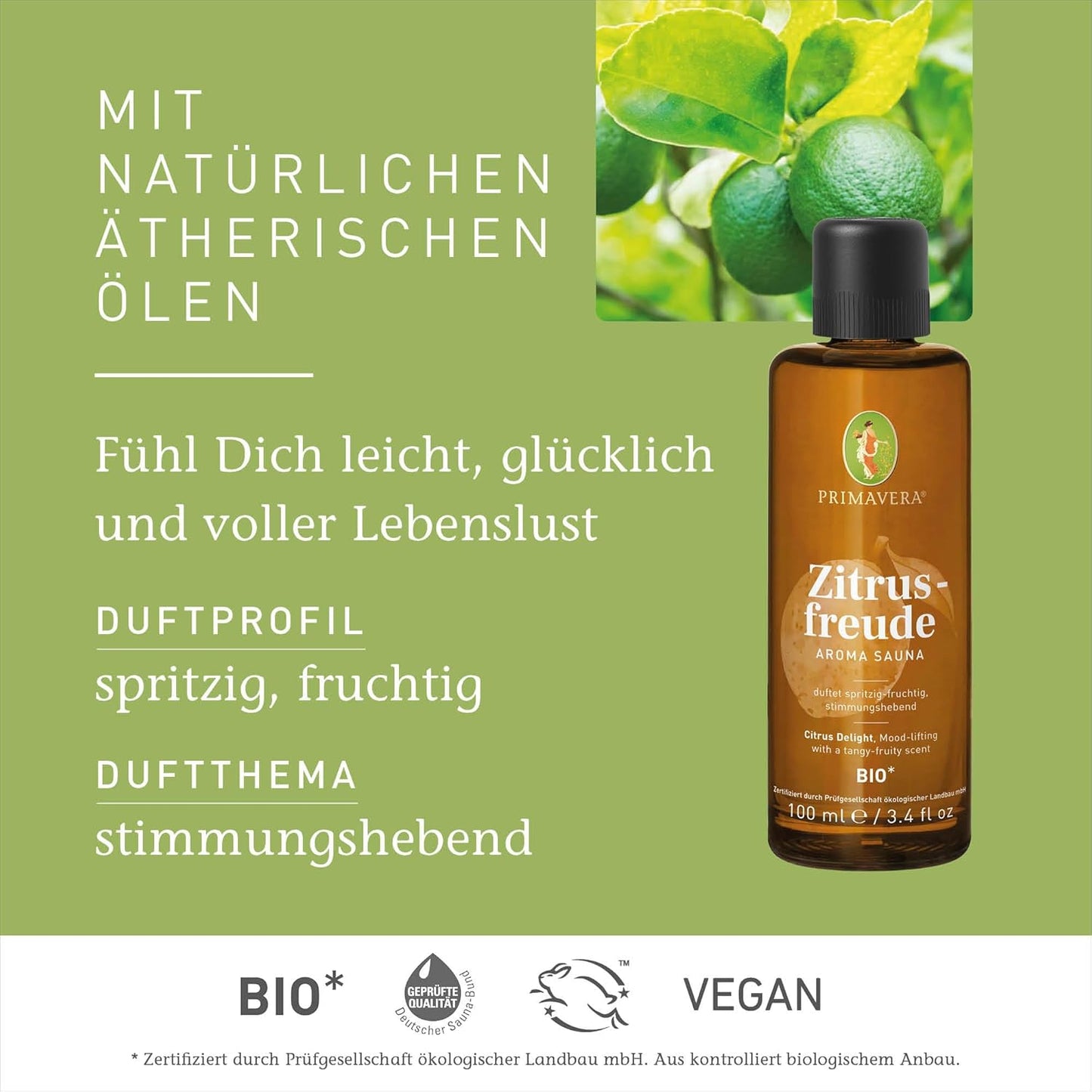 Zitrusfreude Aroma Sauna, Zitrusfreude bio