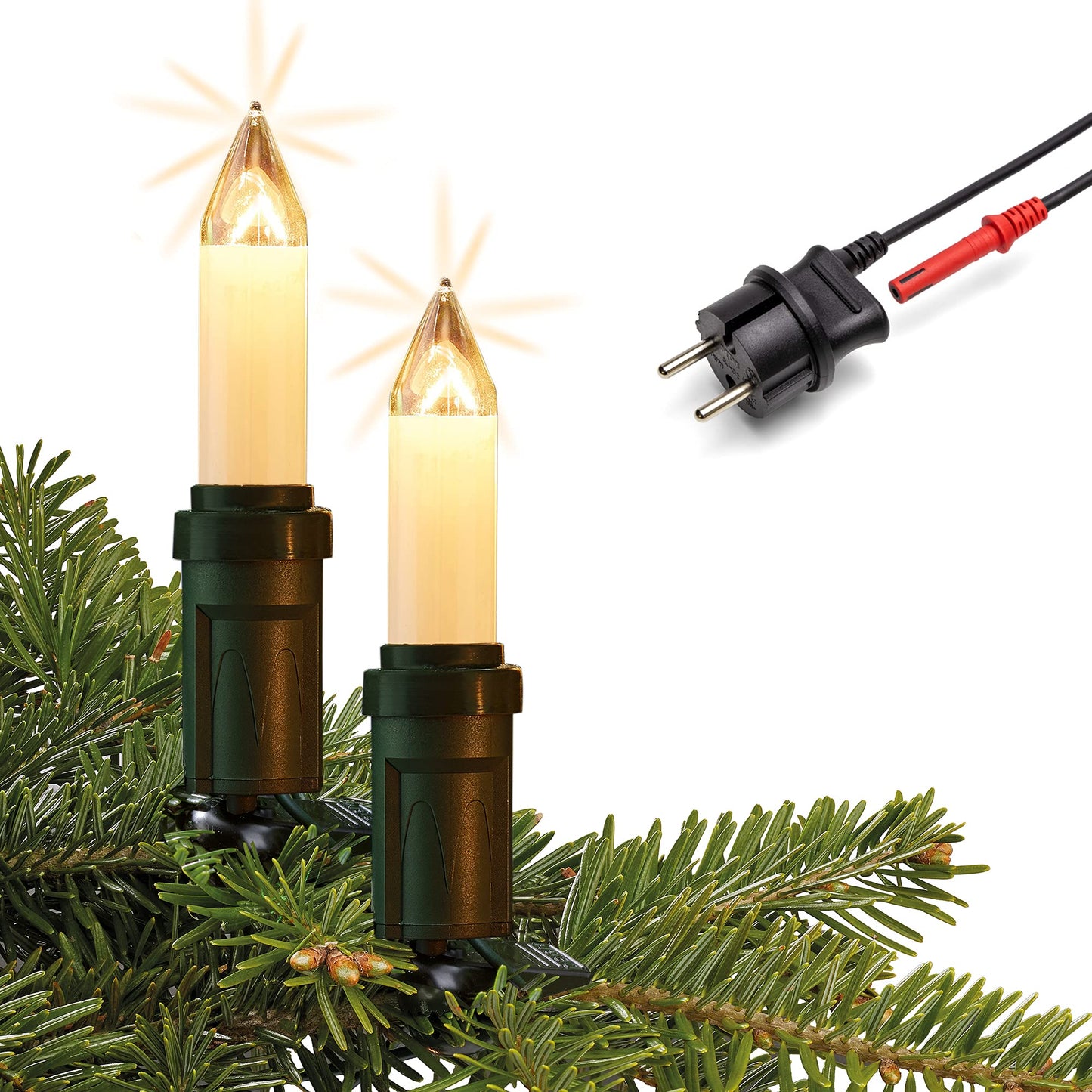 Lichterkette, 15 Lichter/14m beleuchtet