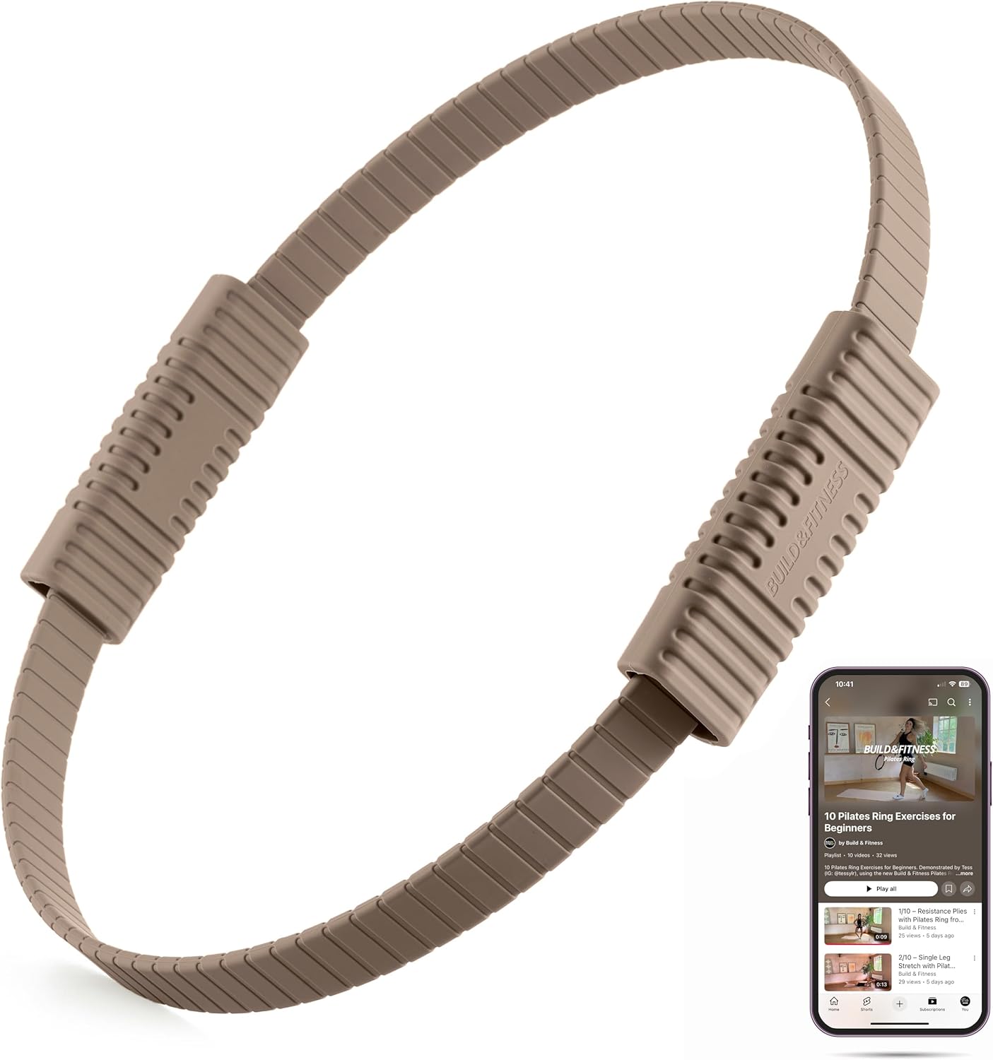 Pilates-Ring für effektives Training, Mocha
