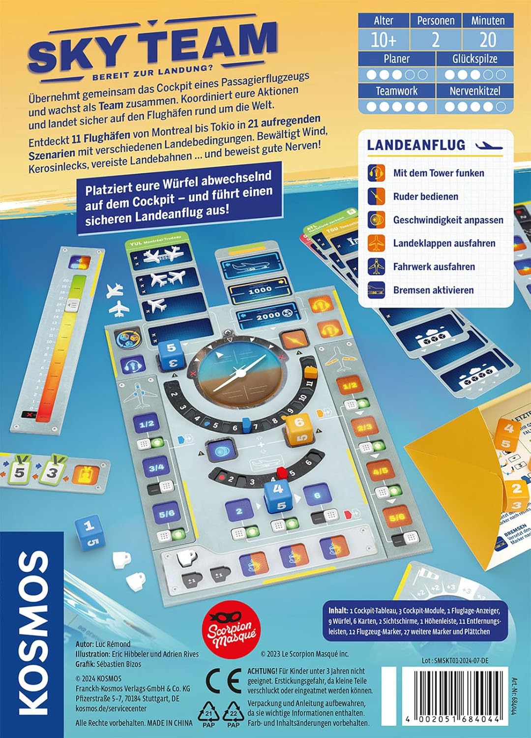Sky Team Strategiespiel, Grundspiel