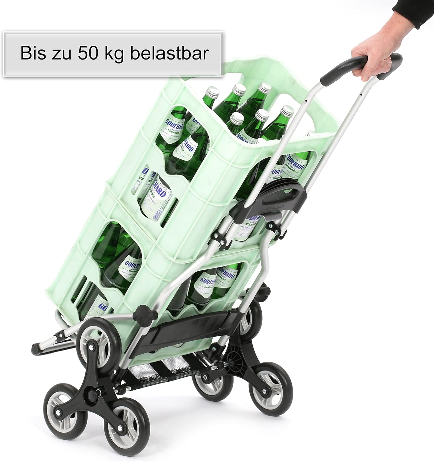 Royal Shopper Aiko - Einkaufstrolley & Treppensteiger, Blau