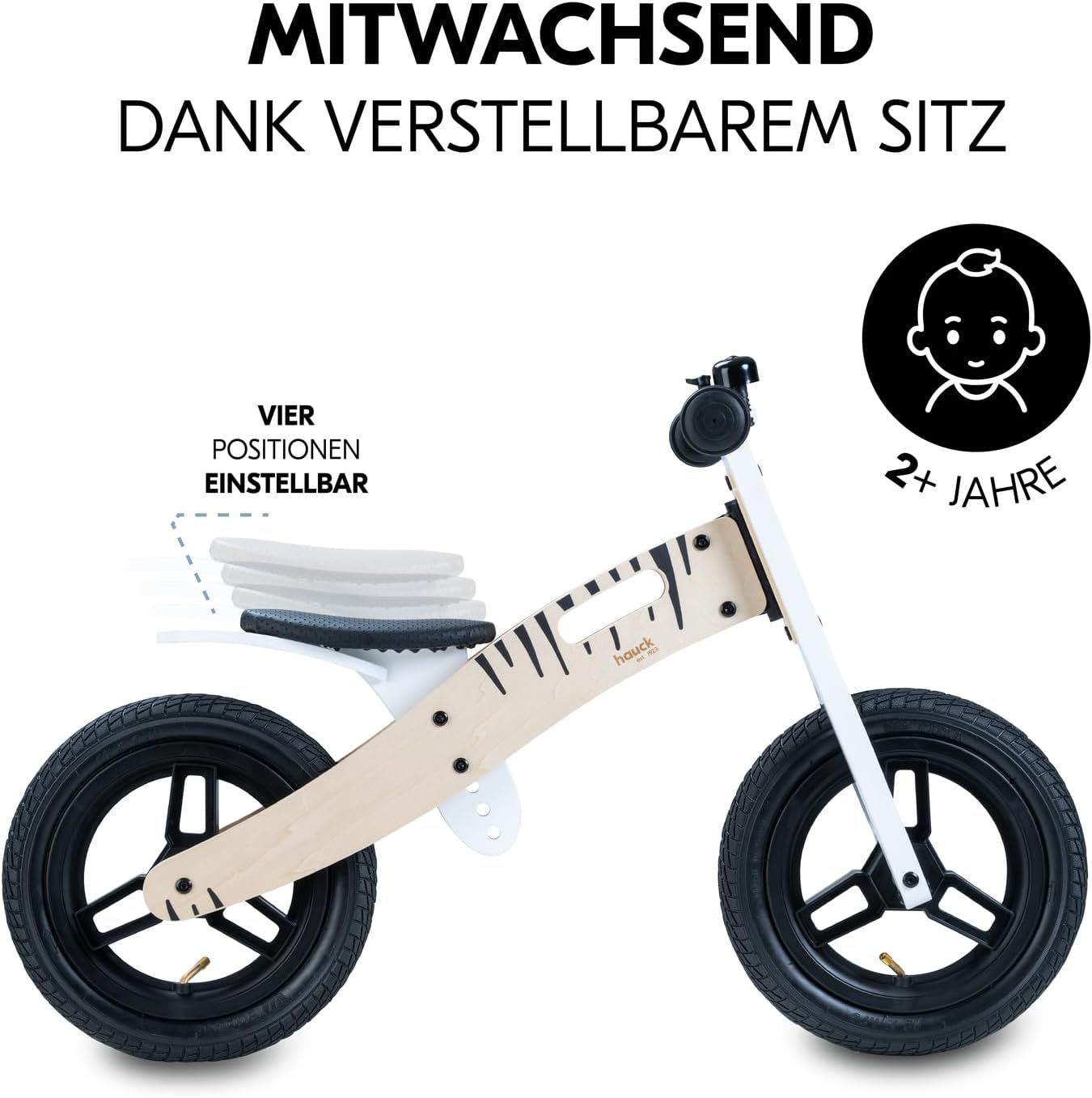 Laufrad Balance N Ride, Zebra