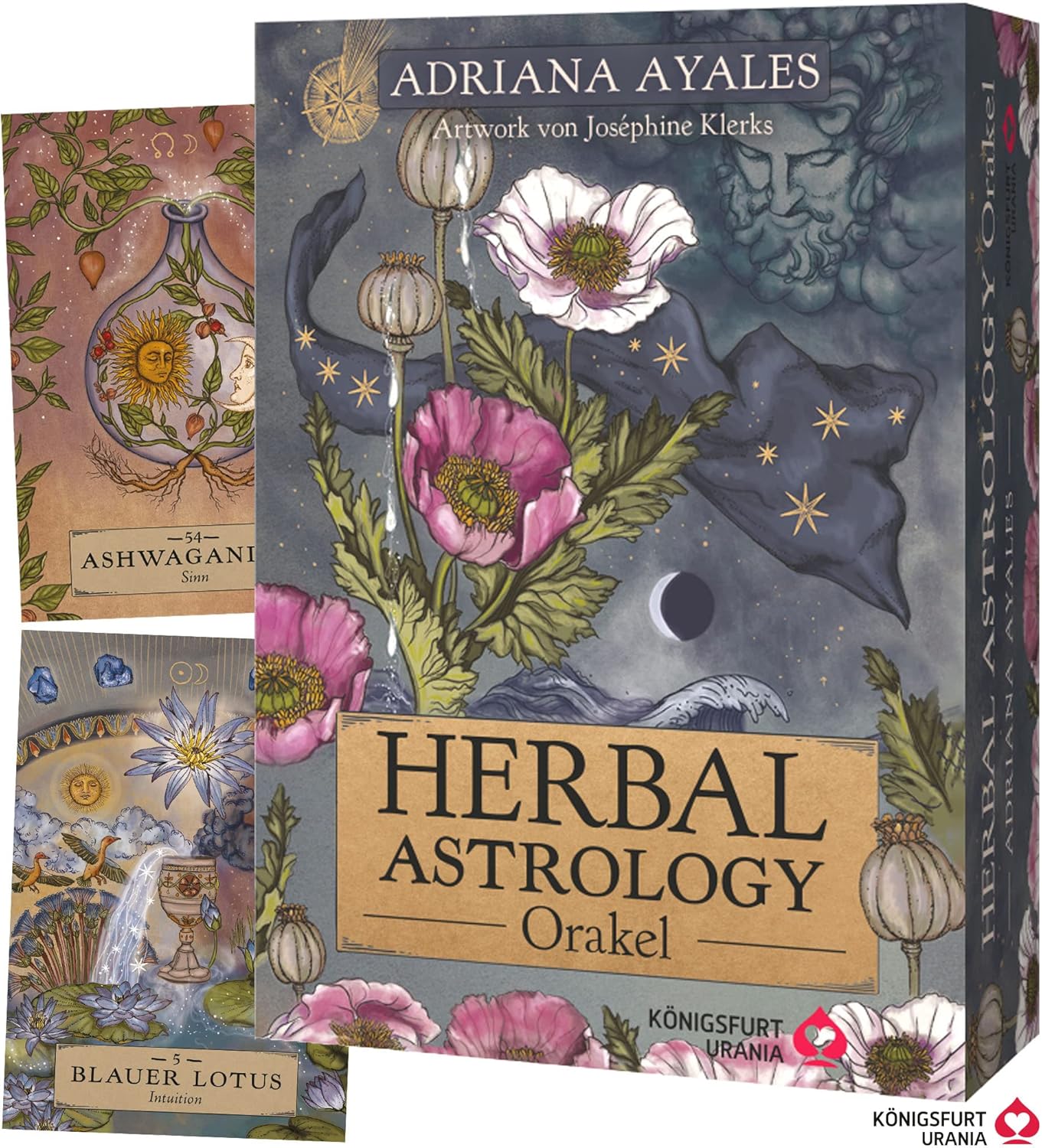 Orakelkarten-Set Herbal Astrology, Gebundenes Buch