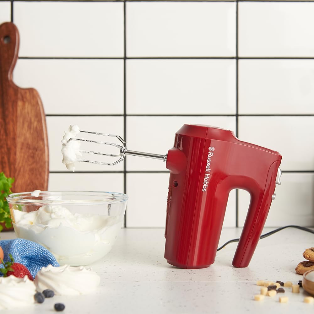 Handmixer Desire Red mit 5 Geschwindigkeitsstufen, Rot