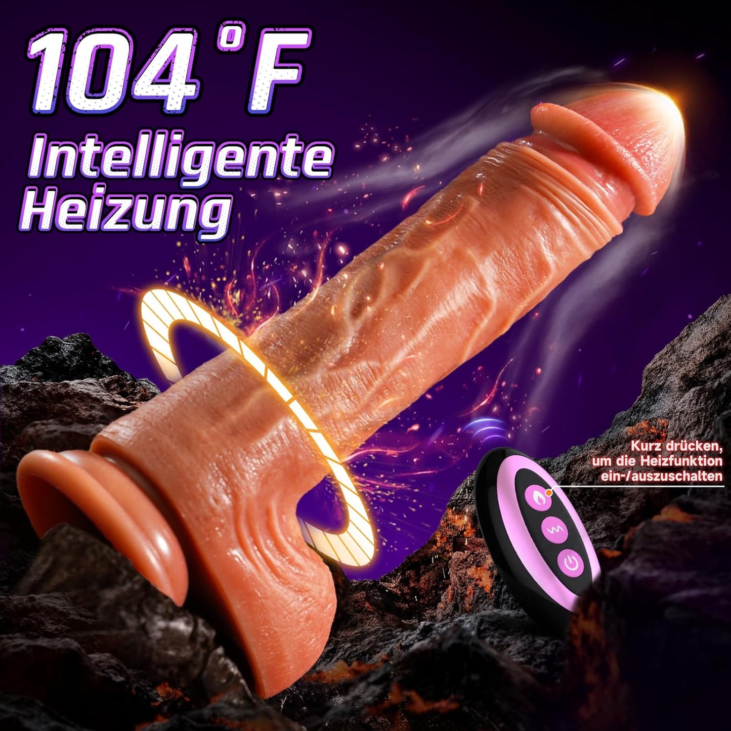 5-in-1 KI-interaktiver KI-interaktiven Dildo mit Stossfunktion