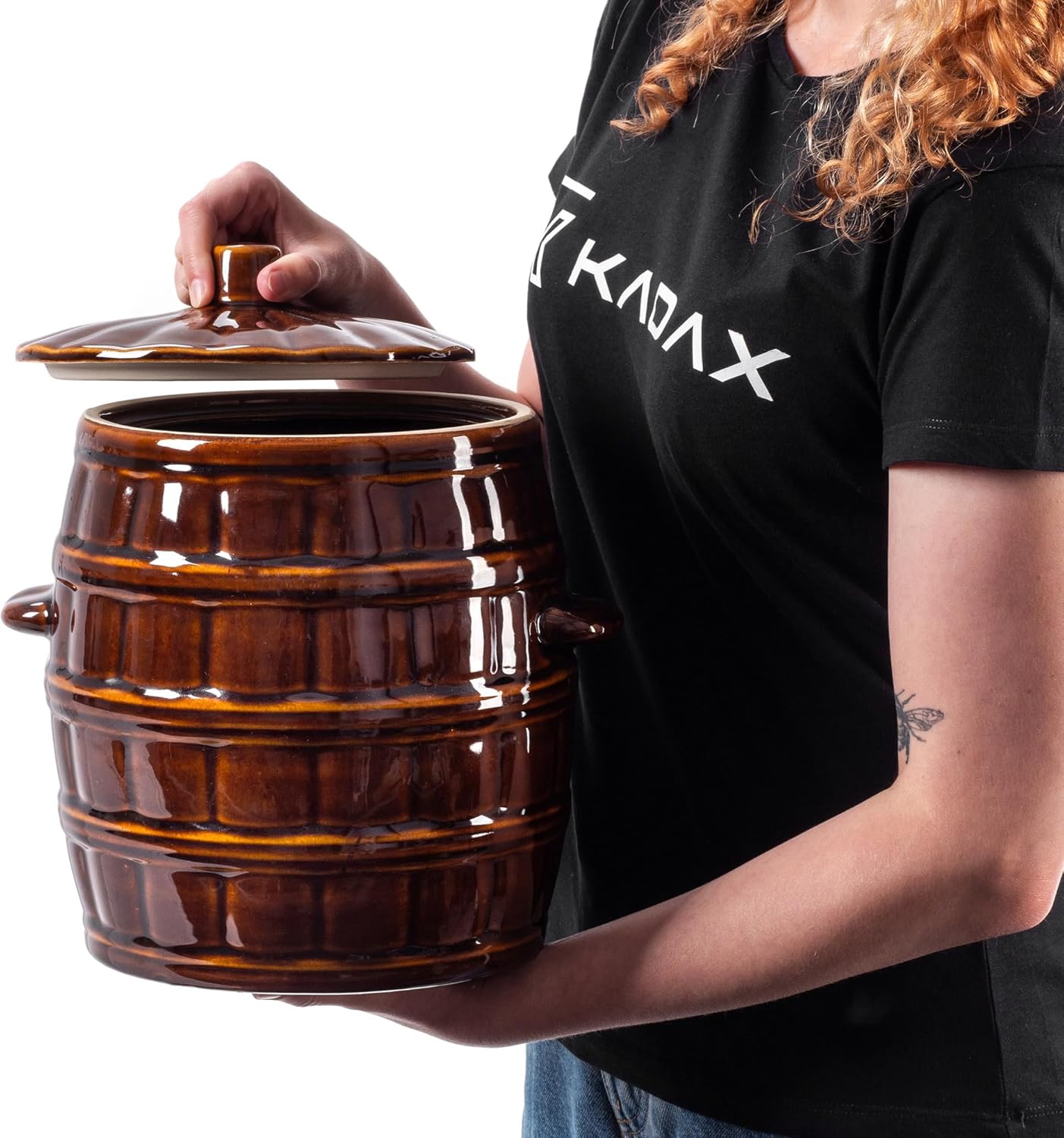Gärtopf mit Deckel, 8l